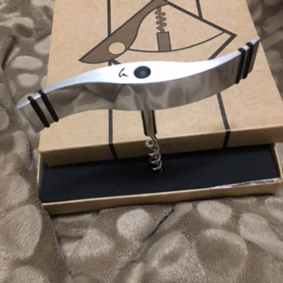 NEW Stainless Steel Cork Screw and Bottle Opener Set  Unique Design  GREAT GIFT - Picture 5 of 10